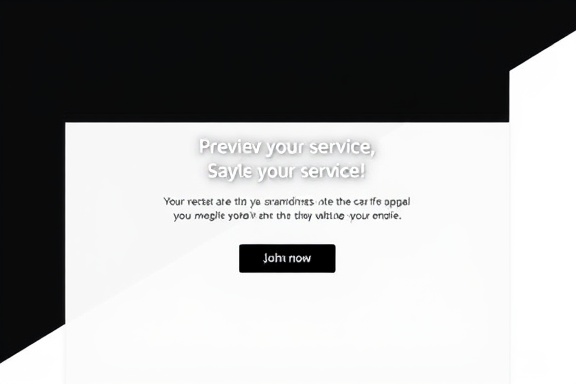 minimalist email graphics, clean, previewing a service, photorealistic, simple graphic background with sharp lines and angles, highly detailed, motion graphics, modern aesthetic, monochrome palette, directional lighting, shot with a prime lens.